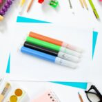 Marker Pen Set for Child 4-Piece Colorful Drawing Painting Kit for Crafts, DIY Projects, and Expression, better for Beginners and Gift Ideas - Image 2