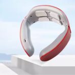 4 Heads Smart Electric Neck and Back Pulse Massager (1 Pc Mix Design) - Image 2