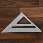 Aluminum Alloy Rafter Square (7-Inch) ?Double Side Scale Triangle Measurement Tool - Image 4
