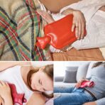 Rubber Hot Water Heating Bag: Comfortable and Effective Pain Relief for Cramps, Aches, and Tension - Image 2