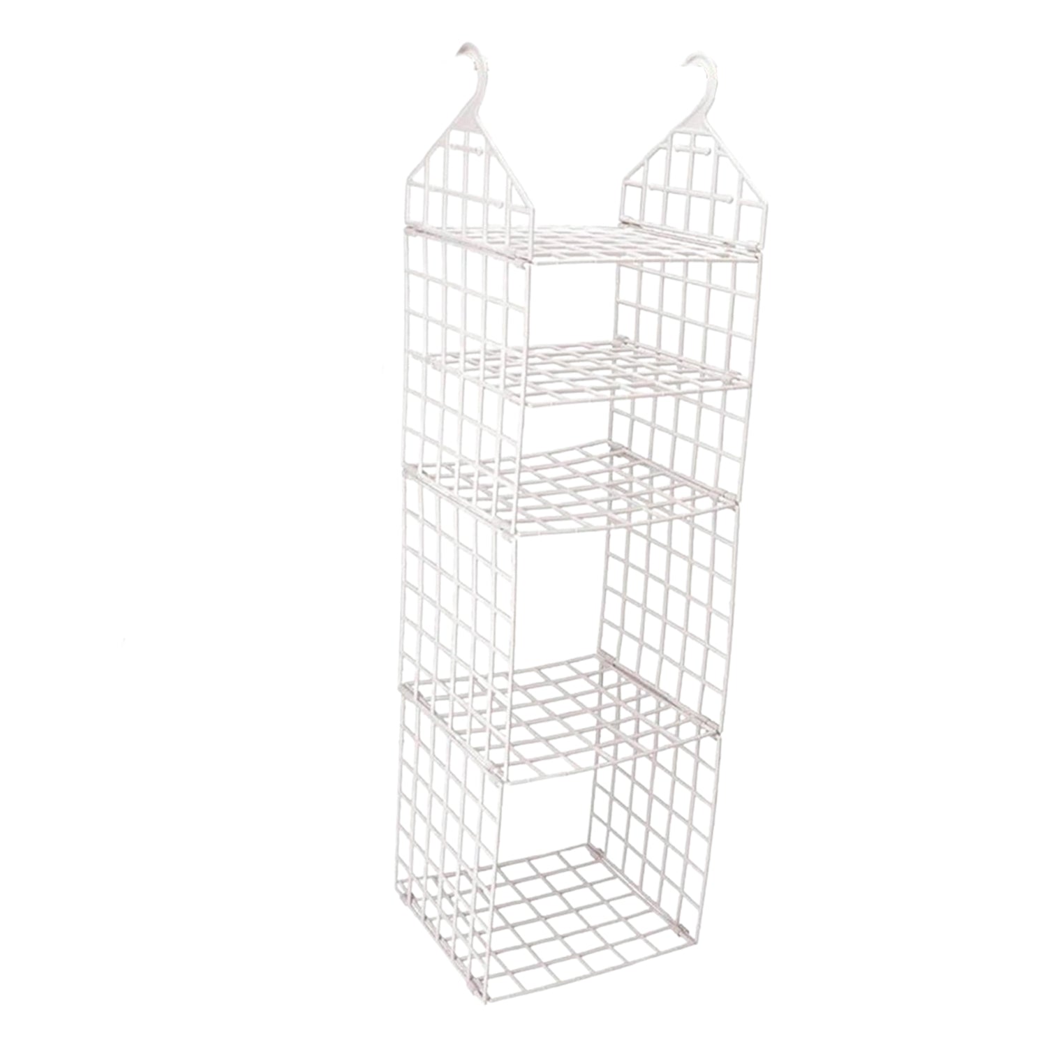 05_51d7f09c-ebe2-4996-a2b6-ca4915f1215c.jpg MULTIPURPOSE 5 LAYER FOLDING CLOTHES STORAGE RACKS||CLOSET FOR STUDENTS WARDROBE SHELVES SOCKS, SCARF, T-SHIRT, ETC||HANGING ORGANIZER STORAGE HOLDERS & RACKS - Image 1