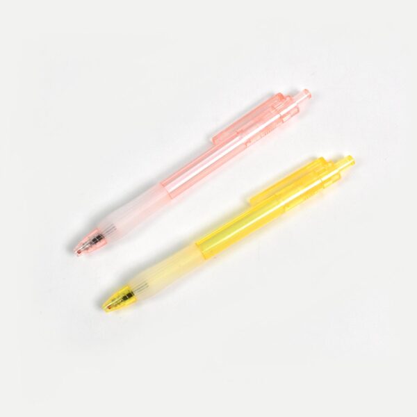 Lightweight Ballpoint Pens (2 Pc Set) | Smooth Writing Black Ink Pens | Comfortable Grip | Quick-Dry for Office & School Use