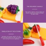 Dollura Plastic Fruits Veggies Exclusive Collection of Realistic Sliceable Fruits - Image 4