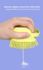 Multi-Function Silicone Body Brush with Shampoo Dispenser ? Gentle Massage and Convenient Cleaning for Your Skin - Image 3