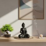 Meditating Sitting Buddha/Buddh/Gautam Buddha Statue/Lord Buddha Showpiece Idol/Figurine/Murti For Living Room,Gifting,Home & Office Decor - Image 3