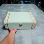 Jewelry Box Organizer for Women ?Luxury  Storage Box , Lockable Display Case for Rings, Necklaces, Watches & Accessories Availabel in Black, Red,Pink,Golde ,White (White) - Image 2