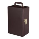 Presents Premium Portable Bar Set with Travel Case ?11-Piece Cocktail Shaker Set with Glasses, Tools & Lock ?Travel Mini Bar Kit for Home,Parties & Gifting ?Brown Leather Finish - Image 3