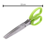 Stainless Steel 5-Blade Herb Scissors - Image 5