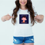 Designer Printed T-Shirt :: Design type - Door Se Hi Namastey - Cloth type : Polyester