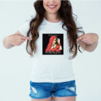 Designer Printed T-Shirt :: Design type - O Womaniya - Cloth type : Polyester
