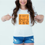 Designer Printed T-Shirt :: Design type - Singing Moods - Cloth type : DOT-KNIT