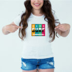 Designer Printed T-Shirt :: Design type - Surf California - Cloth type : Polyester