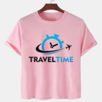 Pink Unisex Cotton Premium Quality Designer Printed T-Shirt