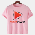 Pink Unisex Cotton Premium Quality Designer Printed T-Shirt