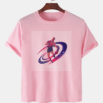 Pink Unisex Cotton Premium Quality Designer Printed T-Shirt