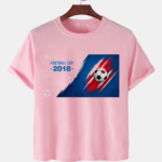 Pink Unisex Cotton Premium Quality Designer Printed T-Shirt