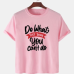 Pink Unisex Cotton Premium Quality Designer Printed T-Shirt