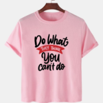 Pink Unisex Cotton Premium Quality Designer Printed T-Shirt