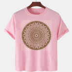 Pink Unisex Cotton Premium Quality Designer Printed T-Shirt