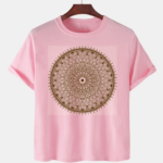 Pink Unisex Cotton Premium Quality Designer Printed T-Shirt