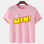 Pink Unisex Cotton Premium Quality Designer Printed T-Shirt