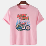 Pink Unisex Cotton Premium Quality Designer Printed T-Shirt