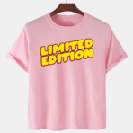 Pink Unisex Cotton Premium Quality Designer Printed T-Shirt