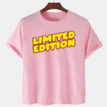 Pink Unisex Cotton Premium Quality Designer Printed T-Shirt