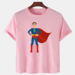 Pink Unisex Cotton Premium Quality Designer Printed T-Shirt