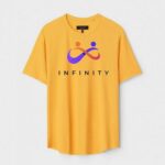 Yellow Unisex Cotton Regular Fit Printed Round Neck T-Shirt