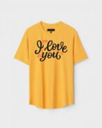 Yellow Unisex Polyster Regular Fit Printed Round Neck T-Shirt