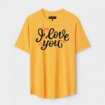 Yellow Unisex Polyster Regular Fit Printed Round Neck T-Shirt