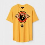 Yellow Unisex Cotton Regular Fit Printed Round Neck T-Shirt